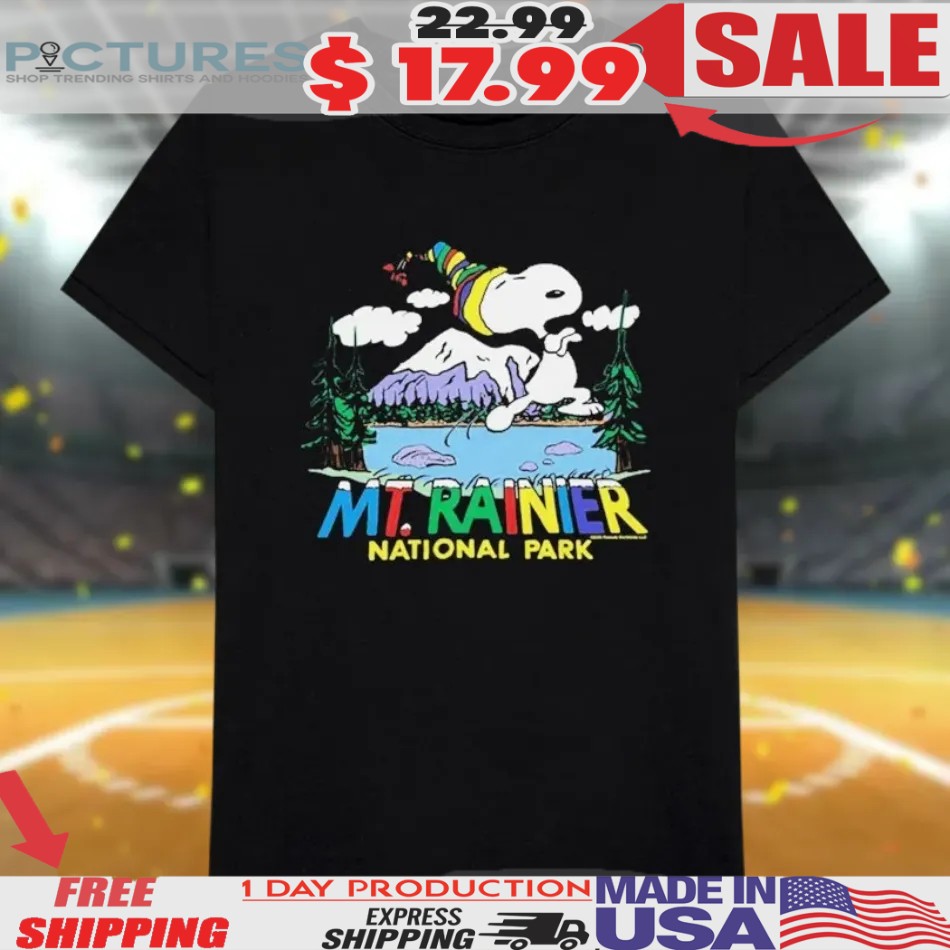 Peanuts Snoopy x Mount Rainier National Park Shirt