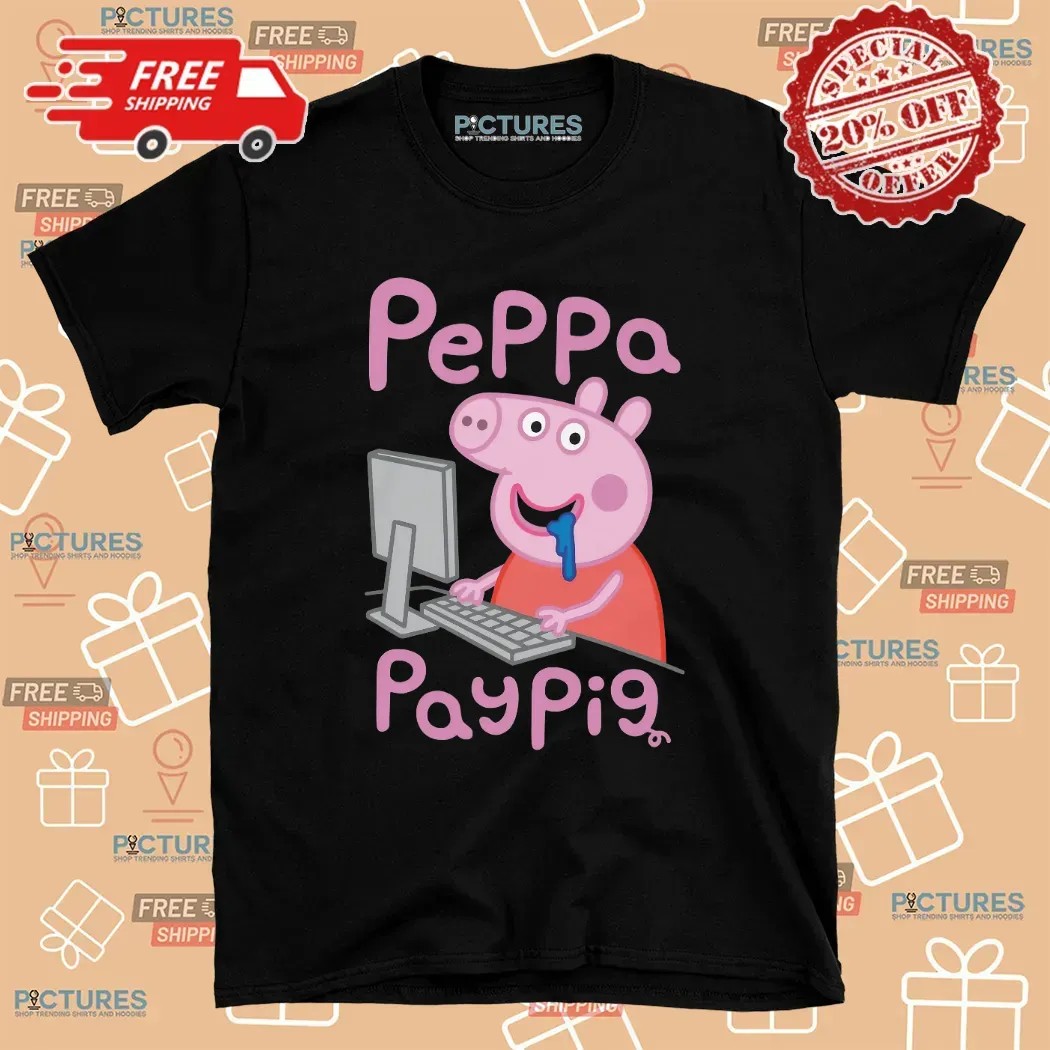 Peppa Pay Pig Cartoon T Shirt