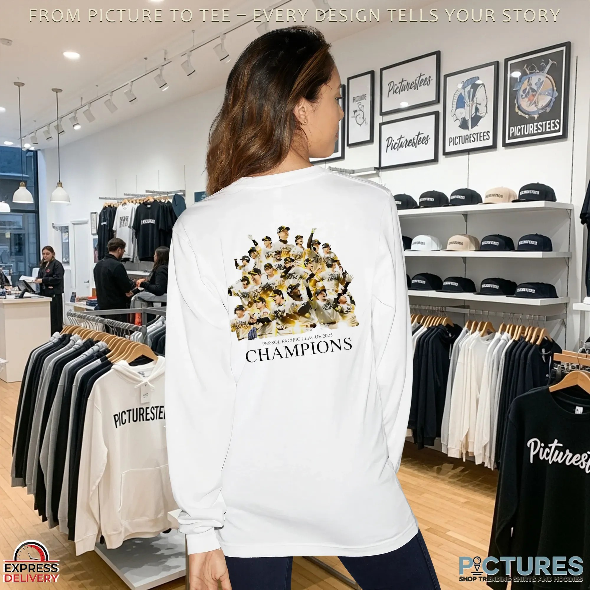 Persol Pacific League 2025 Champions Double Sided T Shirt