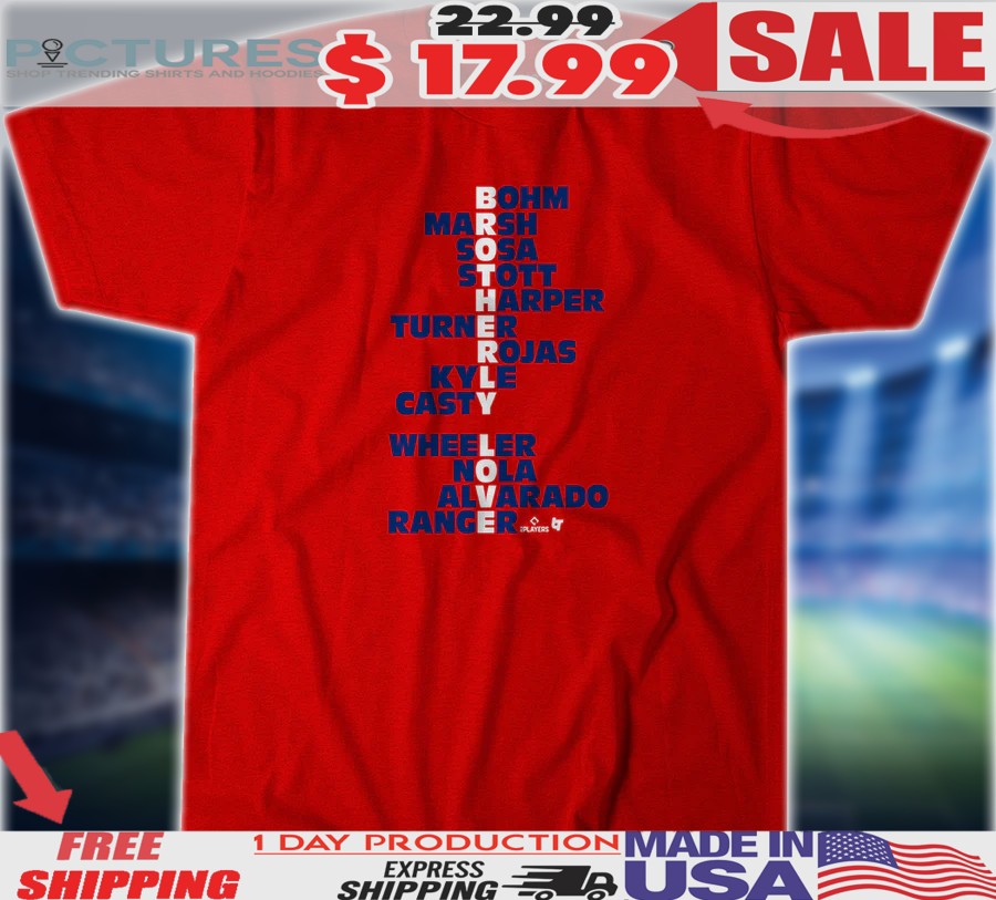 Philadelphia Phillies Philly Brotherly Love Names 2025 Shirt