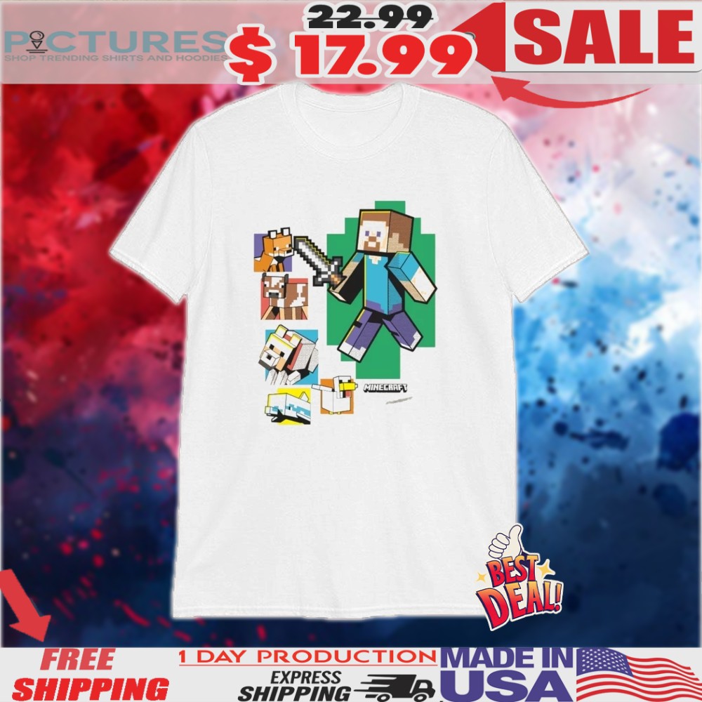 Playera Minecraft Steve Shirt