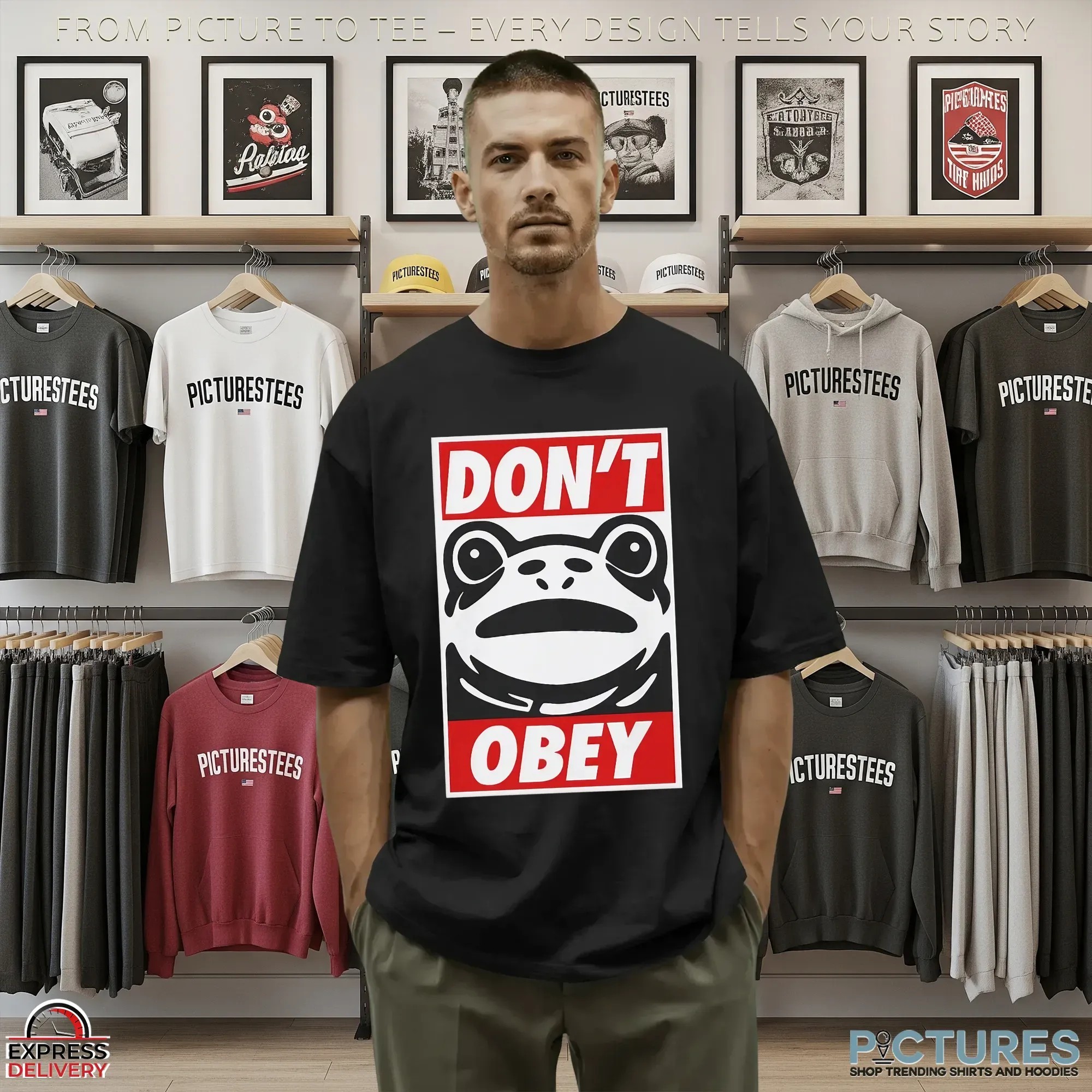 Portland Frog Don't Obey Anti ICE T Shirt