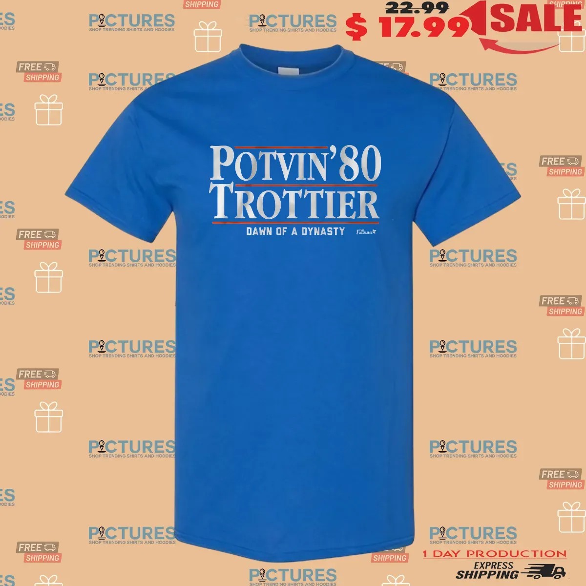 Potvin Trottier '80 Dawn Of A Dynasty T Shirt