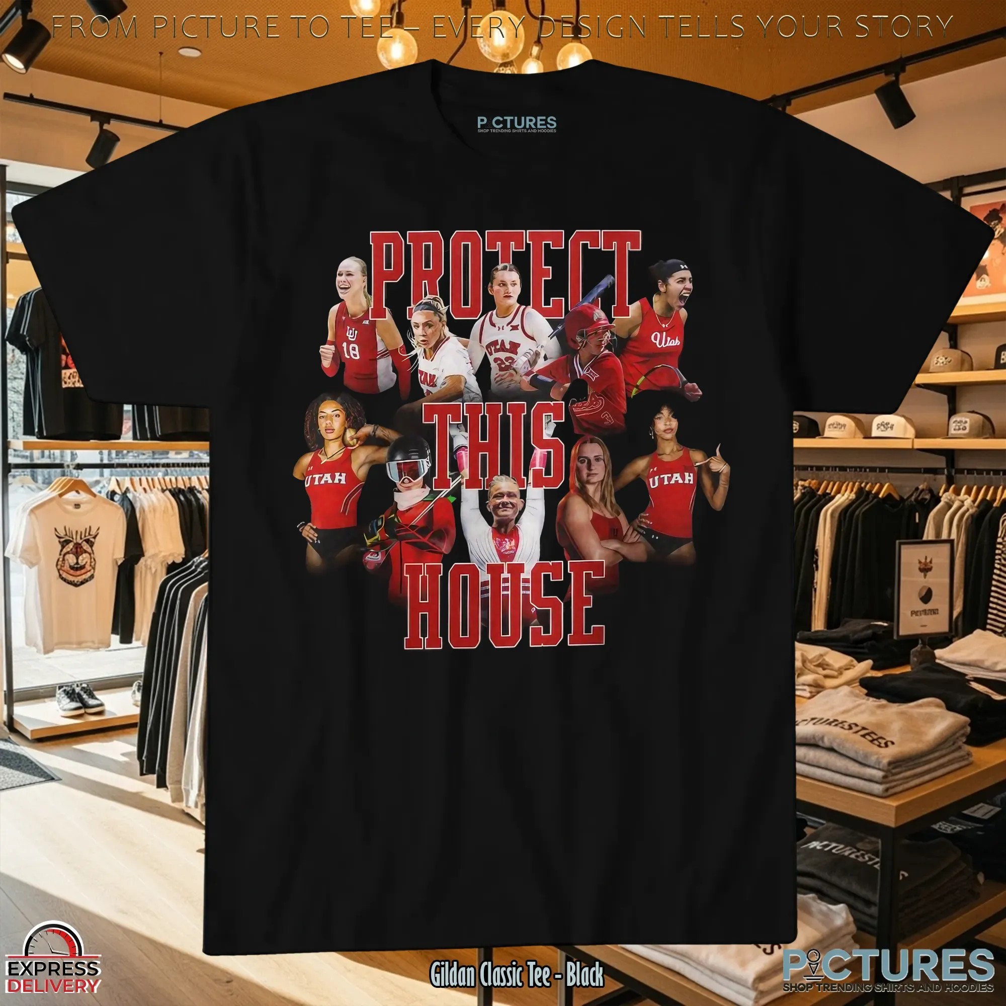 Protect this house Utah Utes WNBA Bootleg T Shirt