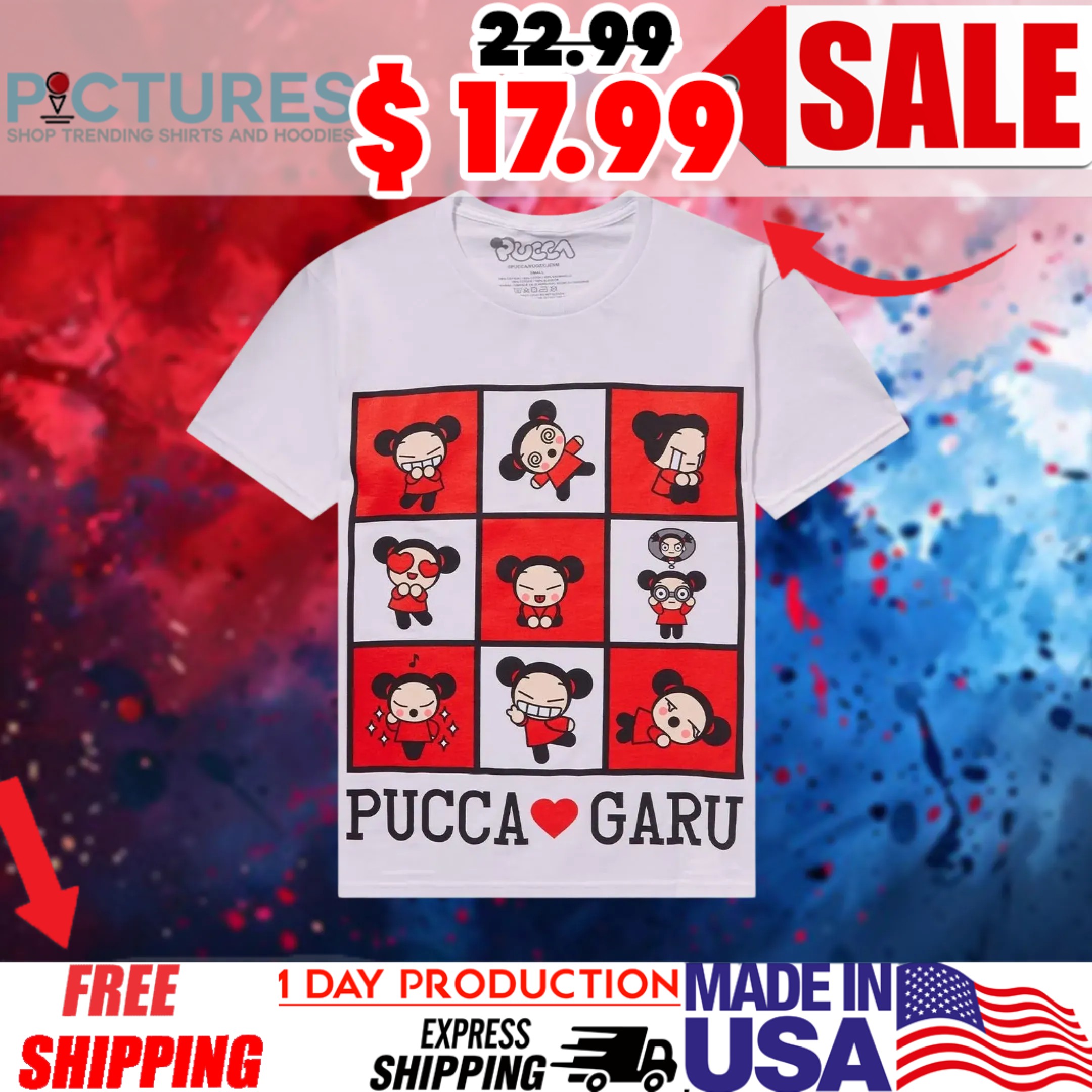 Pucca Garu Grid 2025 Shirt