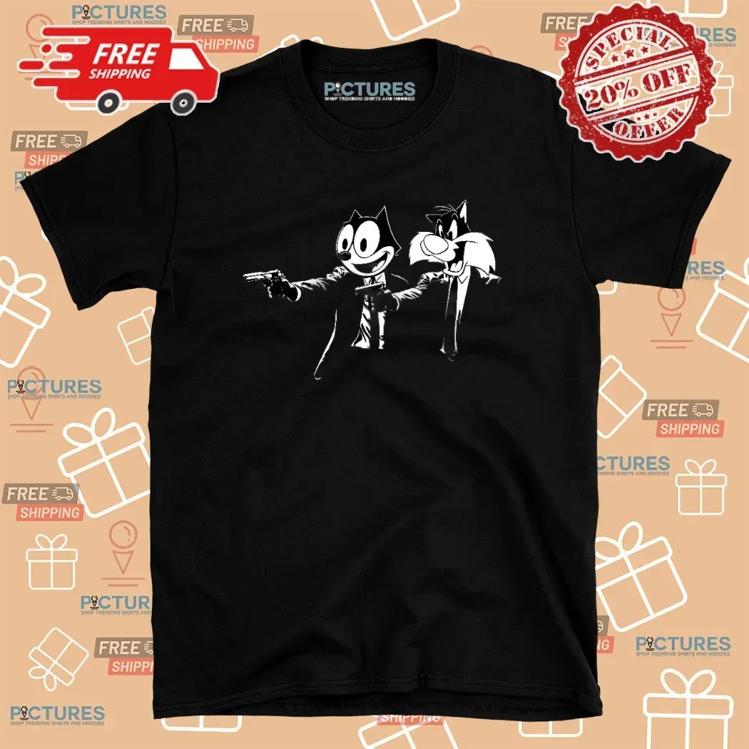 Pulp Kitties Pulp Fiction Parody T Shirt 8 Pulp Kitties Pulp Fiction Parody T Shirt