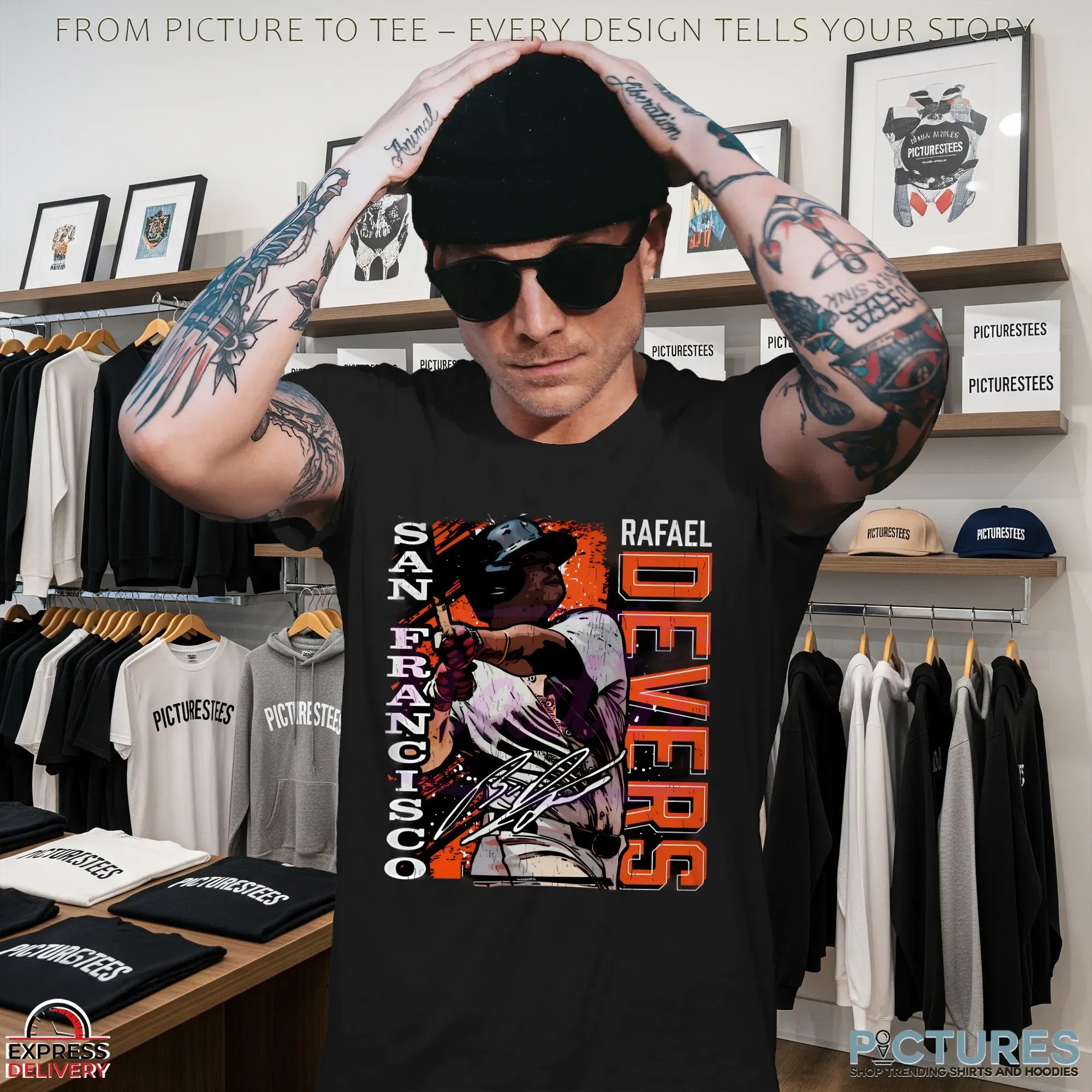 Rafael Devers San Francisco Gritty Signature T Shirt