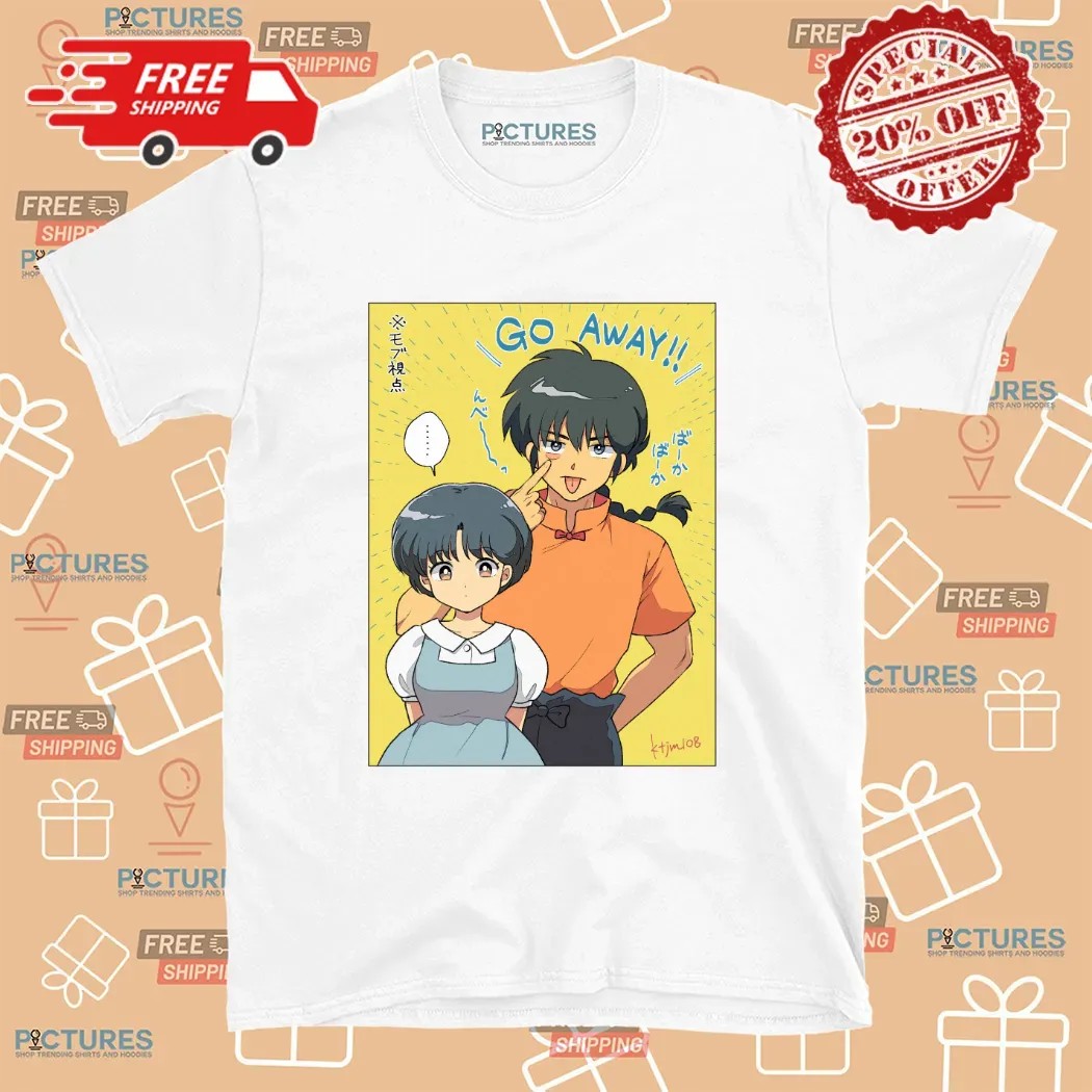 Ranma 12 Go Away Manga T Shirt