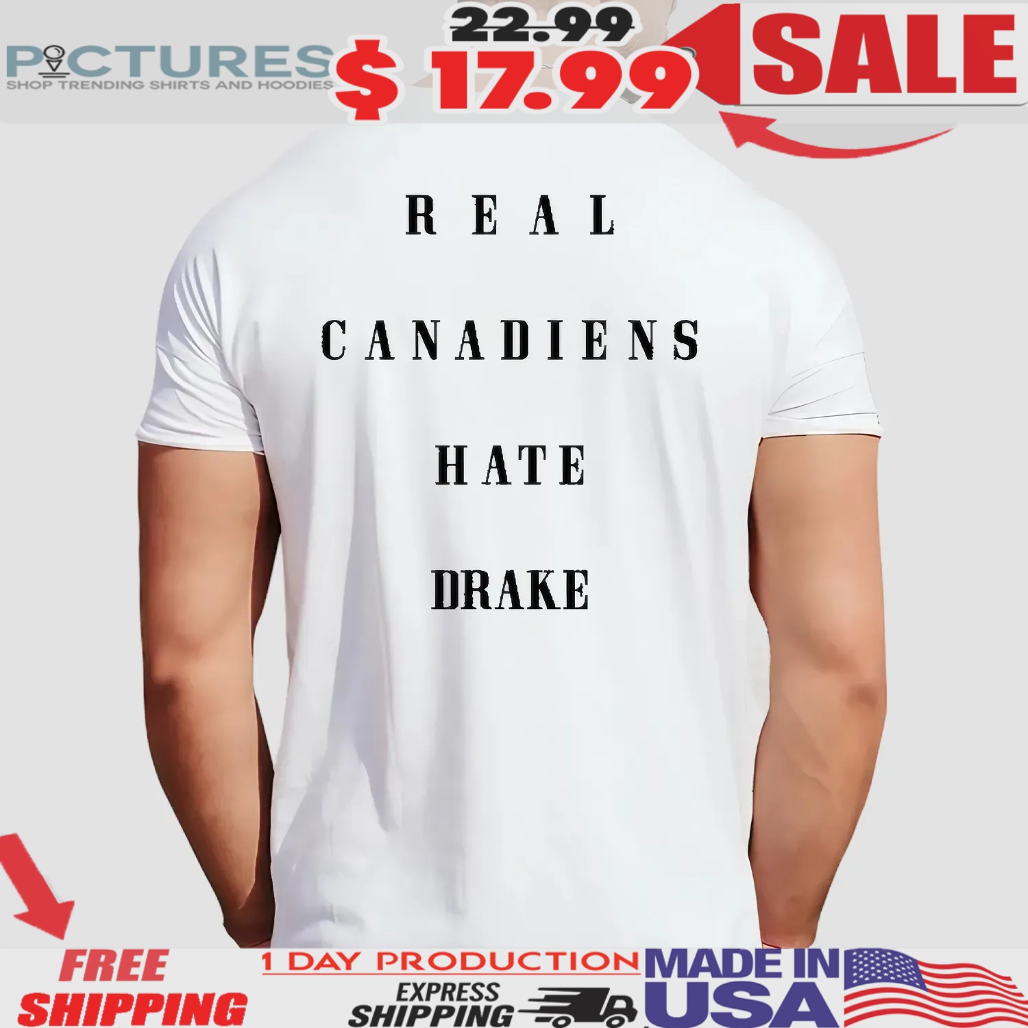 Real Canadians Hate Drake Kendrick Fan’s T Shirt