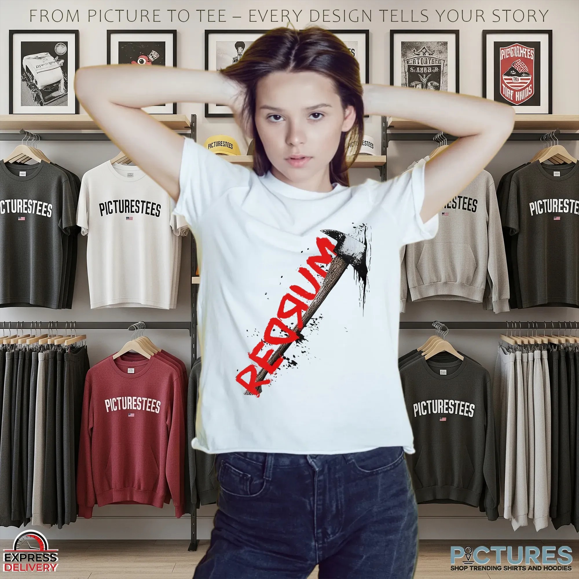 Redrum Axe Happy Halloween T Shirt 3 Redrum Axe Happy Halloween T Shirt