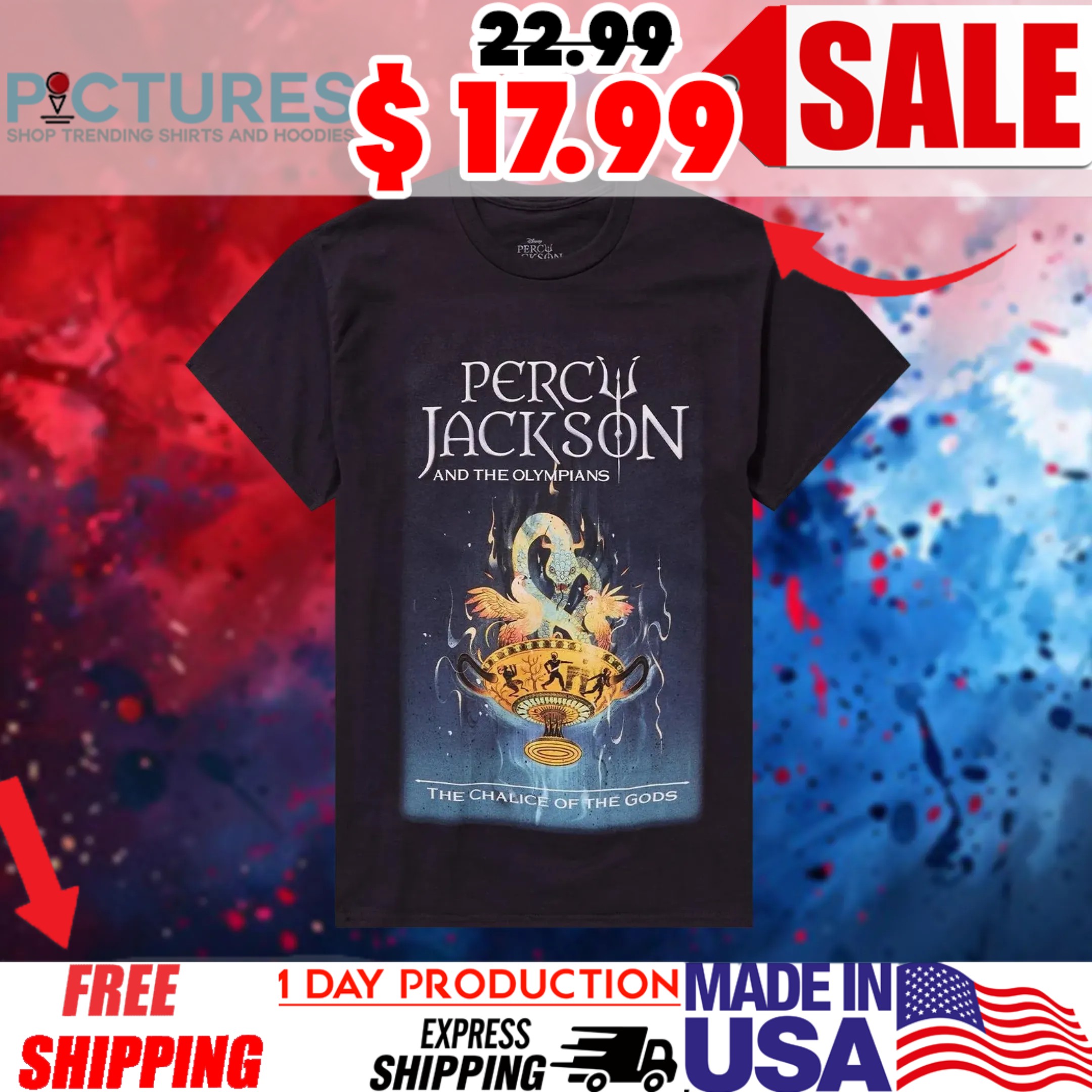 Rick Riordan Percy Jackson And The Olympians The Chalice Of The Gods Shirt