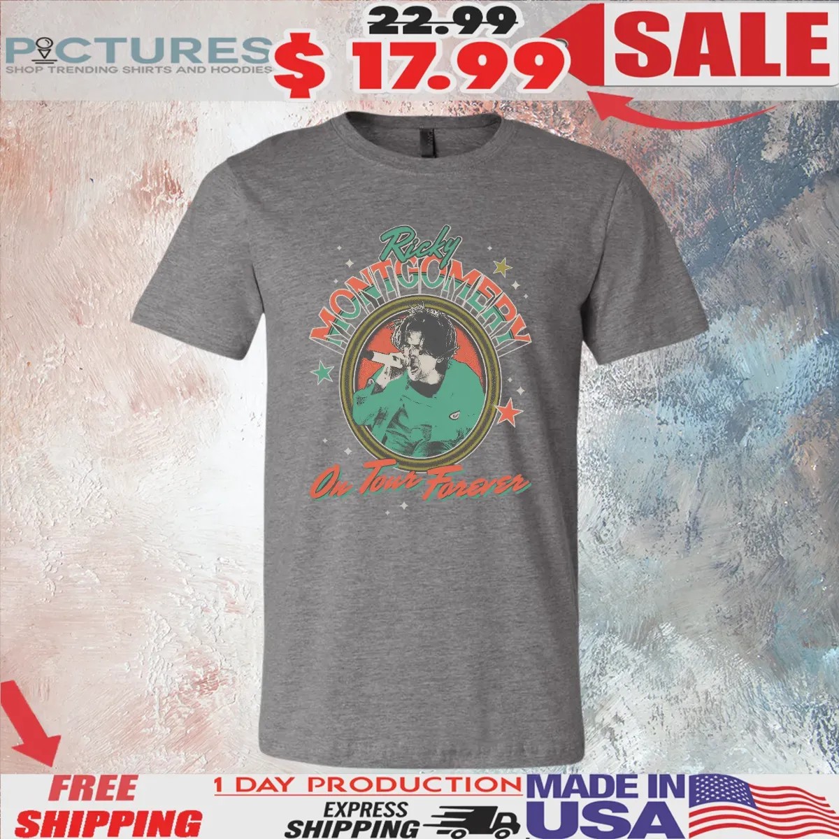 Ricky Montgomery On Tour Forever Schedule T Shirt 5 Ricky Montgomery On Tour Forever Schedule T Shirt