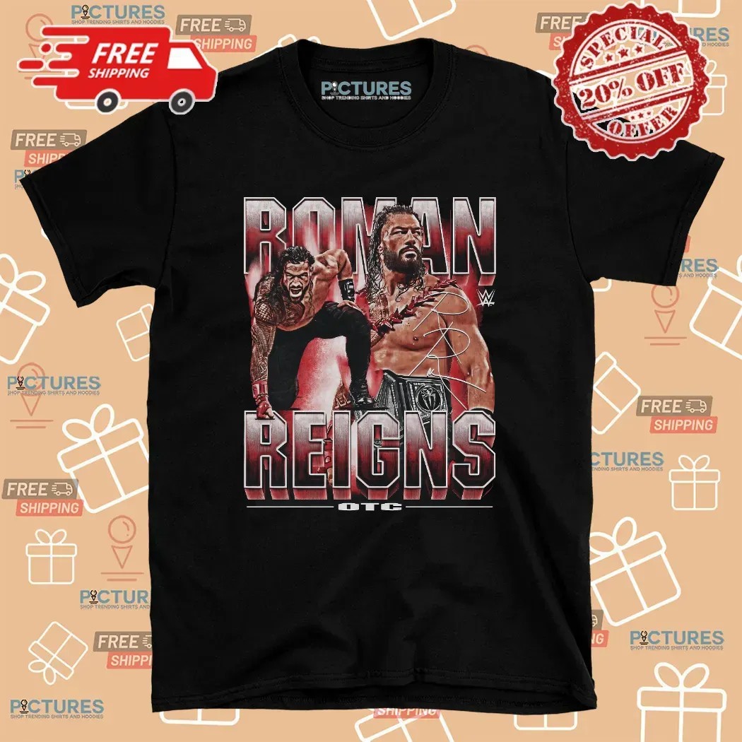 Roman Reigns Otc Signature Vintage Bootleg T Shirt