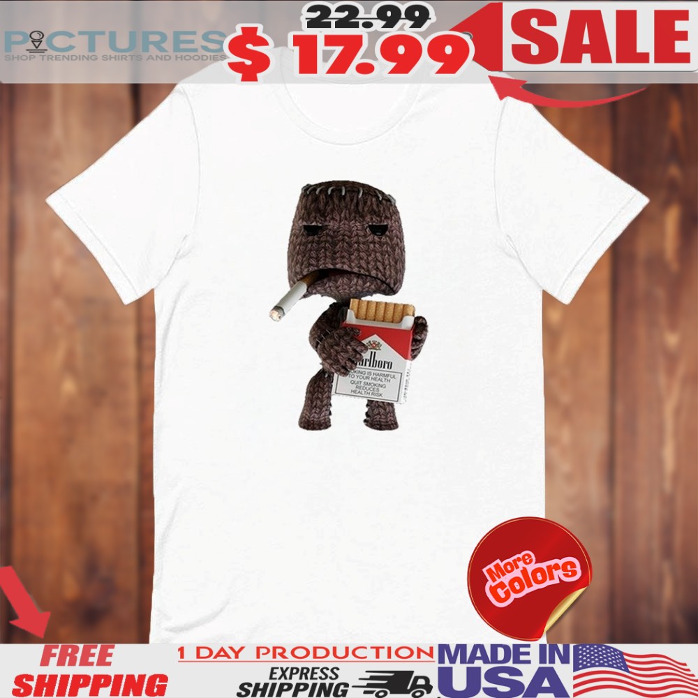 Sackboy Smoking Marlboro Shirt