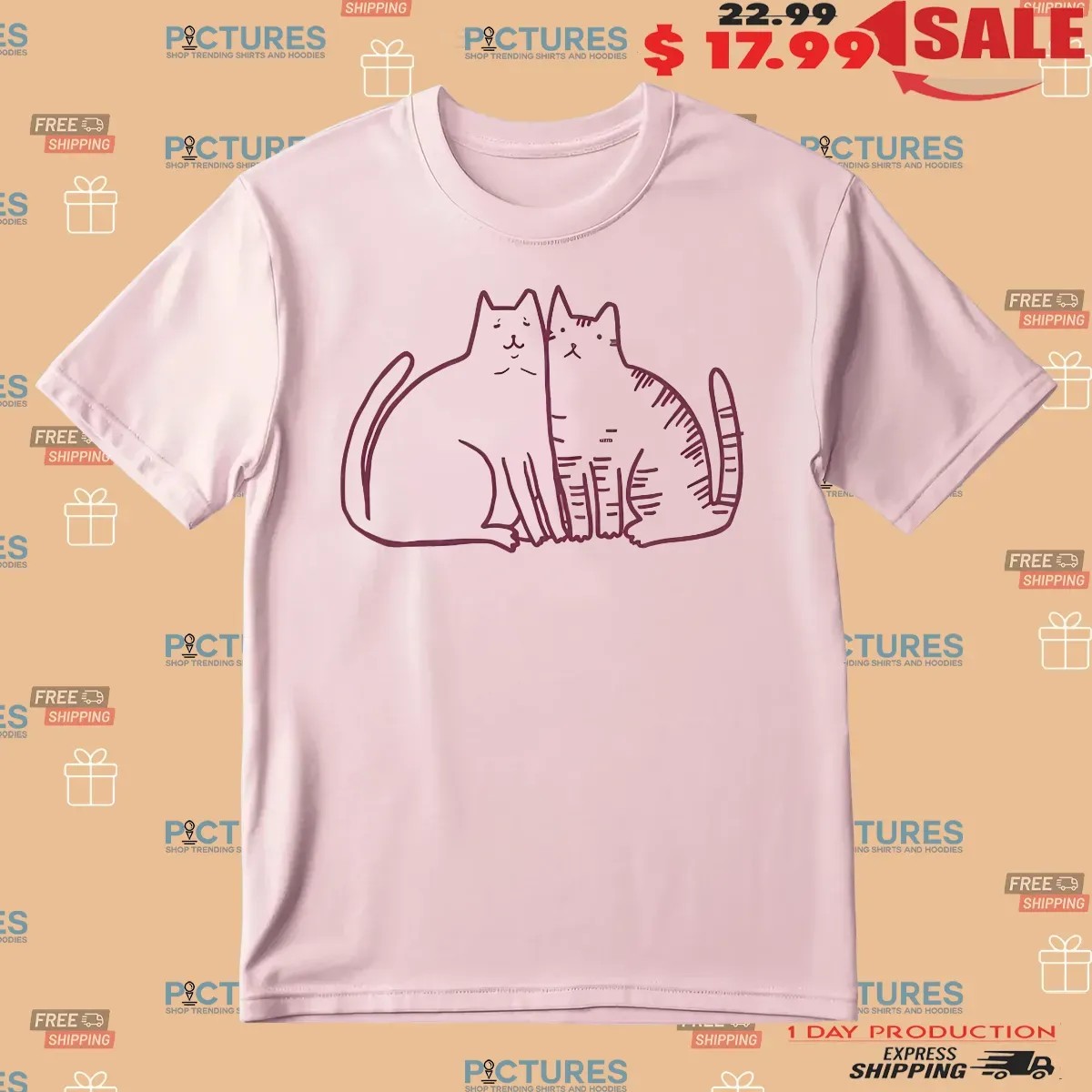 Sad Boy and Lola Cats T Shirt