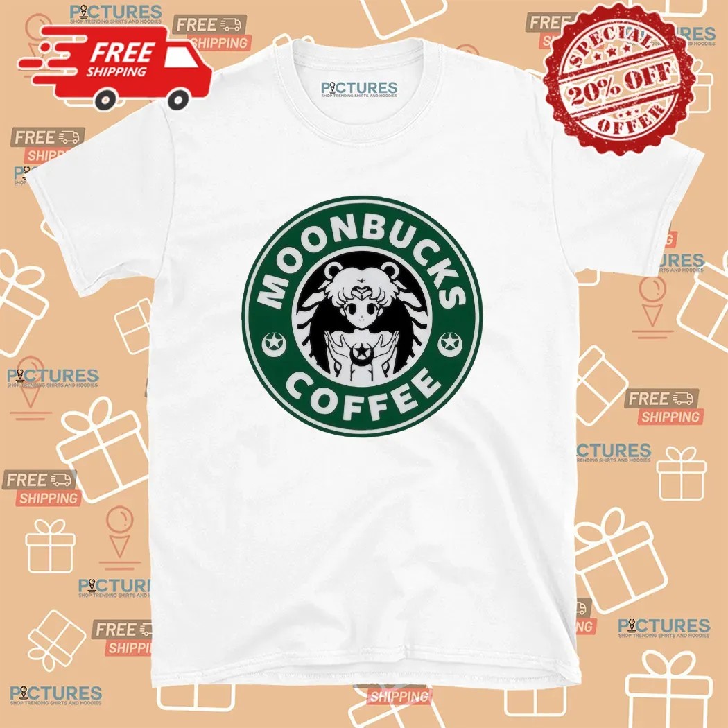 Sailor Moon Moonbucks Coffee Starbucks Parody T Shirt