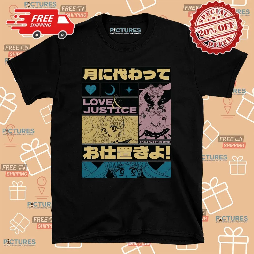 Sailor Moon Wisdom's Birthday Love Justice T Shirt