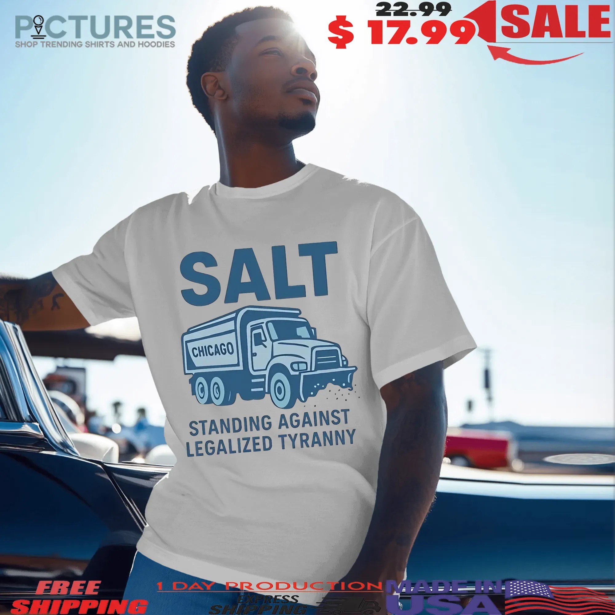 Salt Chicago Standing Against Legalized Tyranny T Shirt