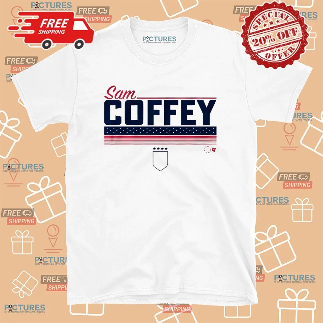 Sam Coffey Stripe USWNTPA T Shirt