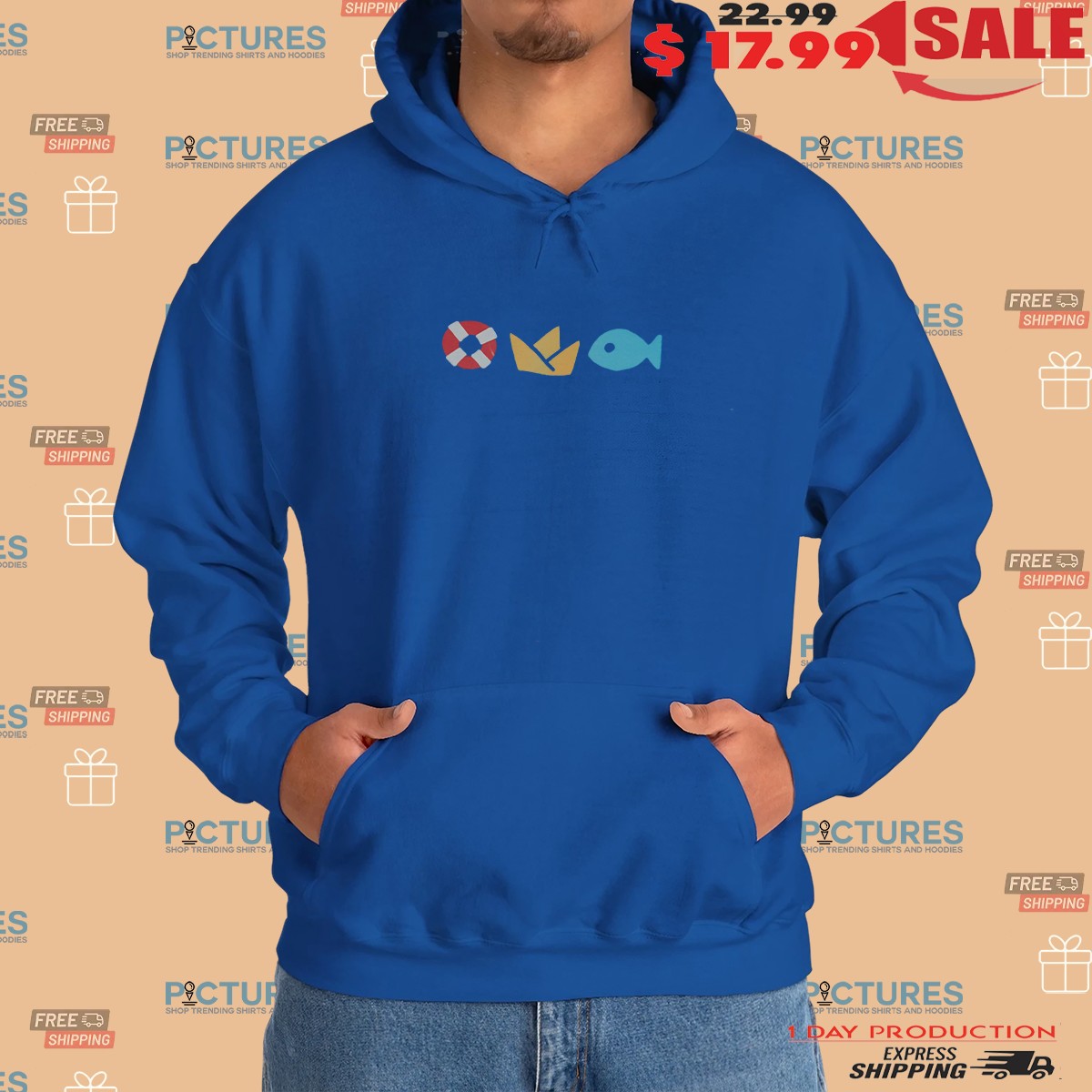 Sameko Saba Paper Boat Kawaii Style Hoodie