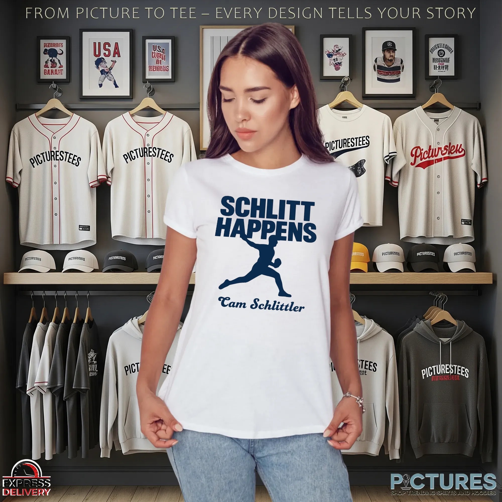 Schlitt Happens Cam Schlittler T Shirt