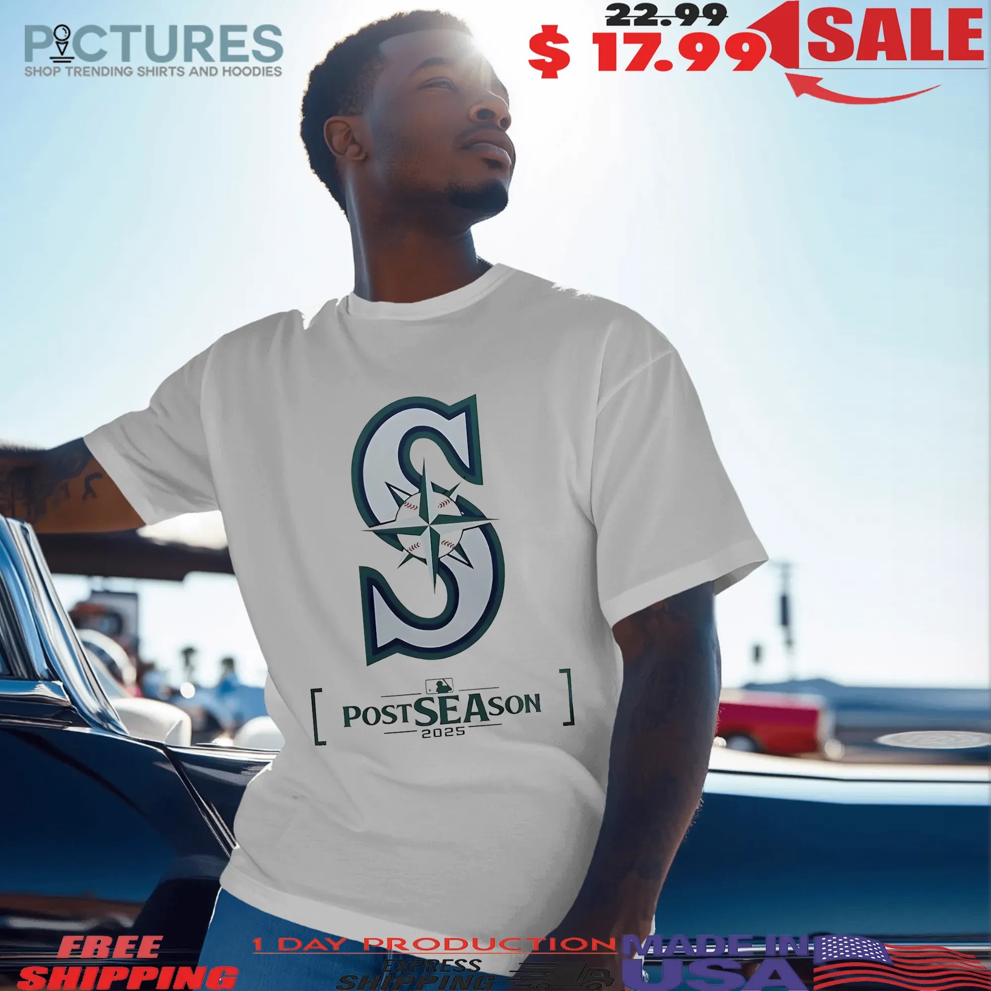 Seattle Mariners 2025 MLB Postseason T Shirt