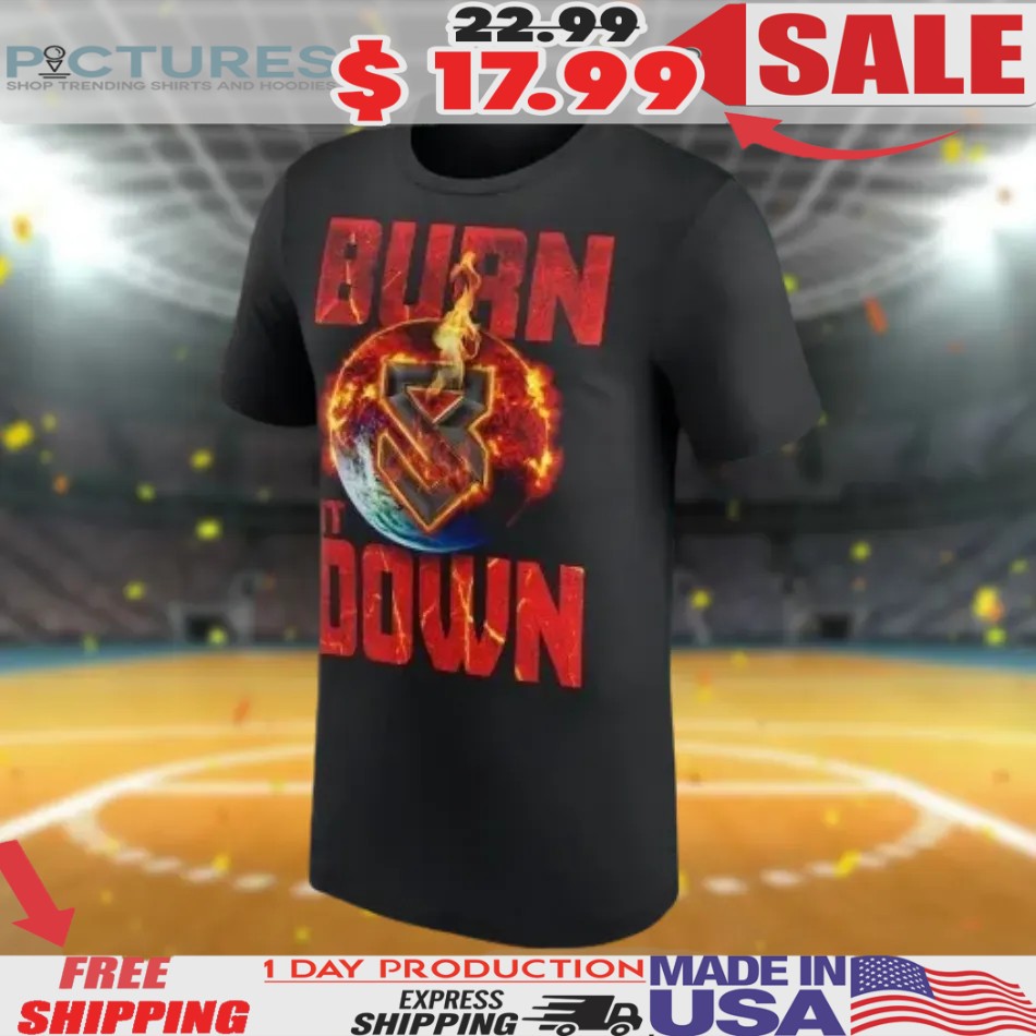 Seth Rollins Burn It Down WWE Shirt