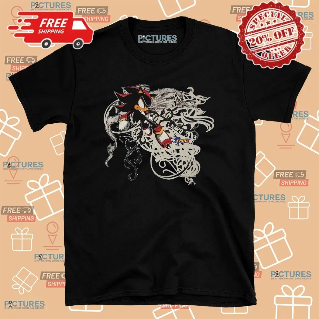 Shadow Jesse Pinkman Sonic White Tribal T Shirt 8 Shadow Jesse Pinkman Sonic White Tribal T Shirt