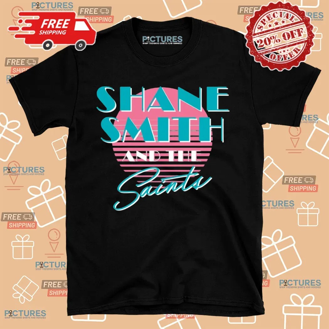Shane Smith And The Saints Synthwave T Shirt