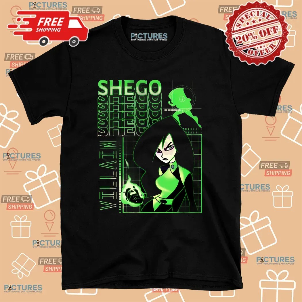 Shego Kim Possible Neon Villain Graphic T Shirt 7 Shego Kim Possible Neon Villain Graphic T Shirt