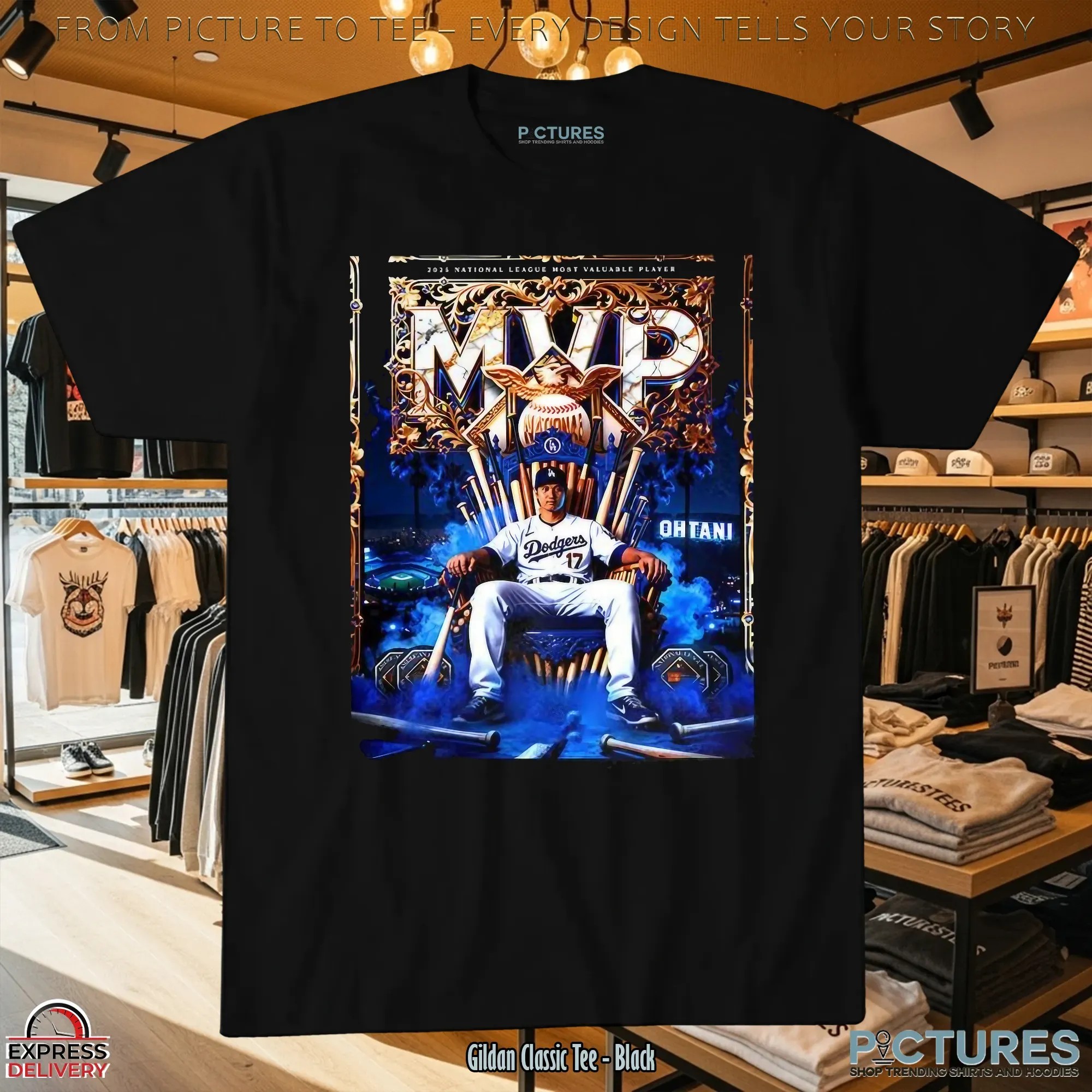 Shohei Ohtani 2025 National League MVP Throne T Shirt