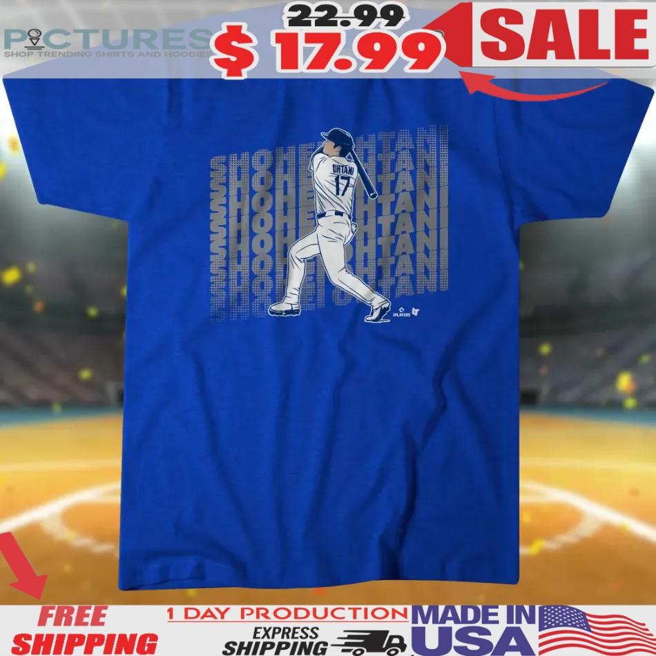 Shohei Ohtani Los Angeles Dodgers Name Repeat T Shirt