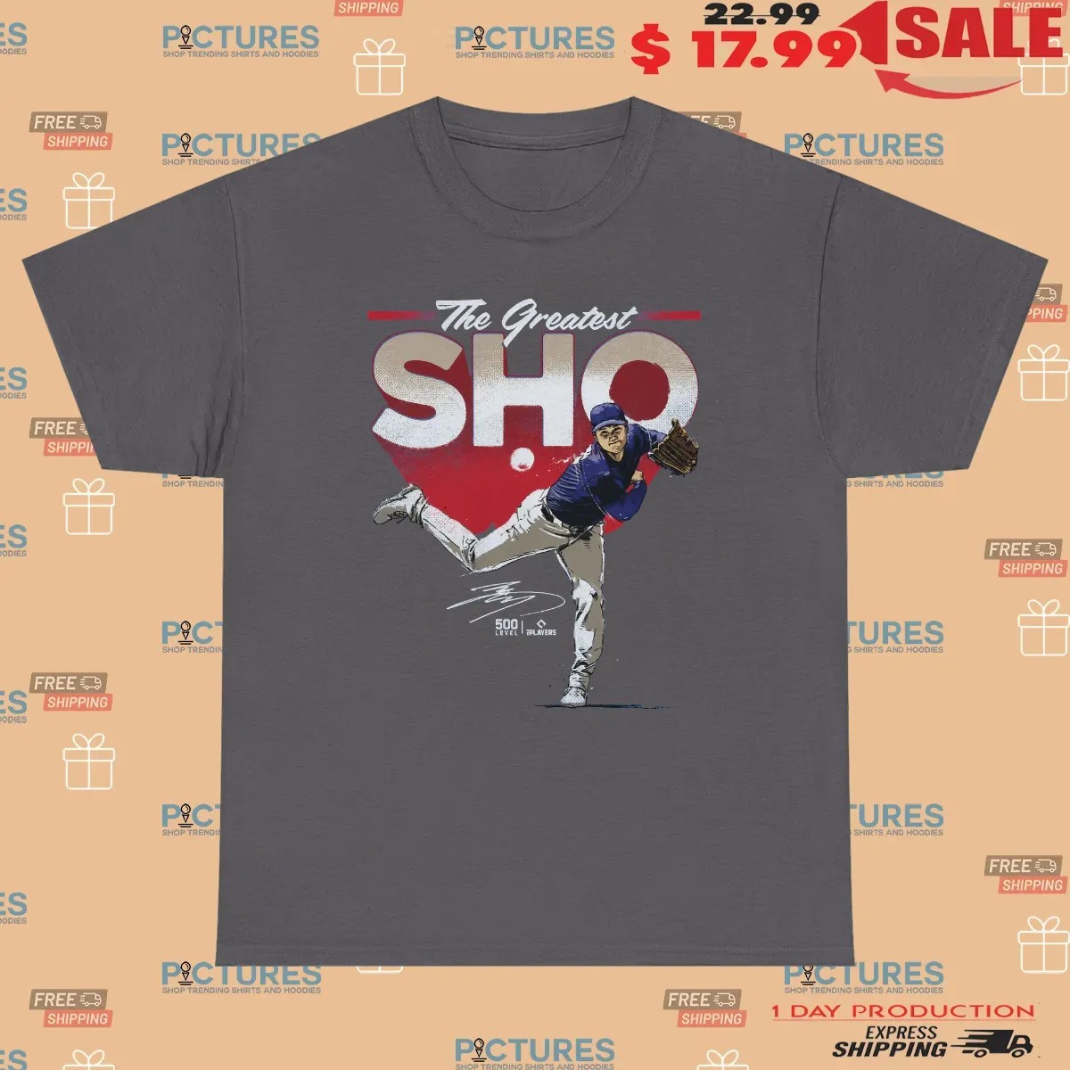 Shohei Ohtani Los Angeles Dodgers The Greatest Sho Bold Signature T Shirt