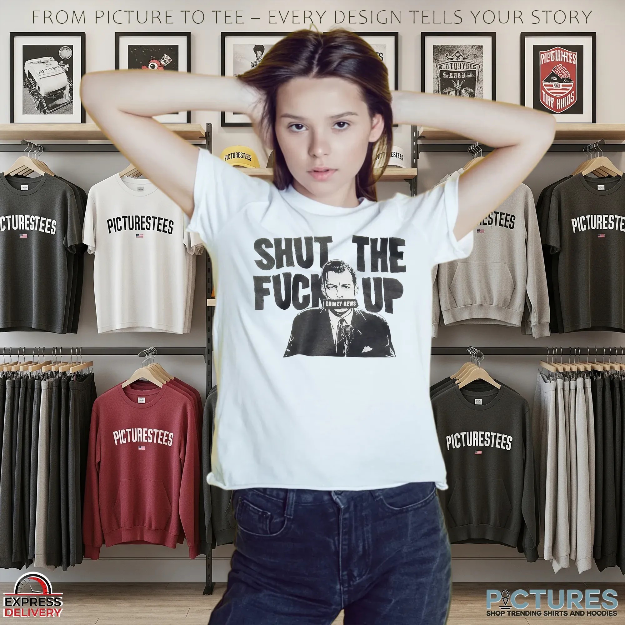 Shut The Fuck Up Grimzy News T Shirt