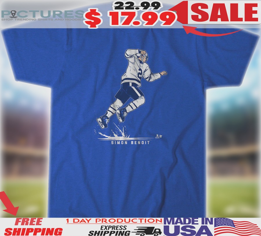 Simon Benoit Toronto Maple Leafs Super Punch Shirt 1 Simon Benoit Toronto Maple Leafs Super Punch Shirt