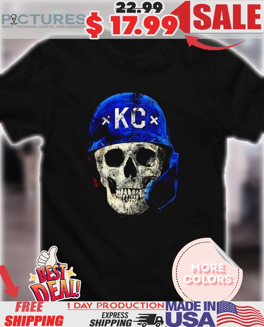 Skull Kansas City Royals Reaper player shirt