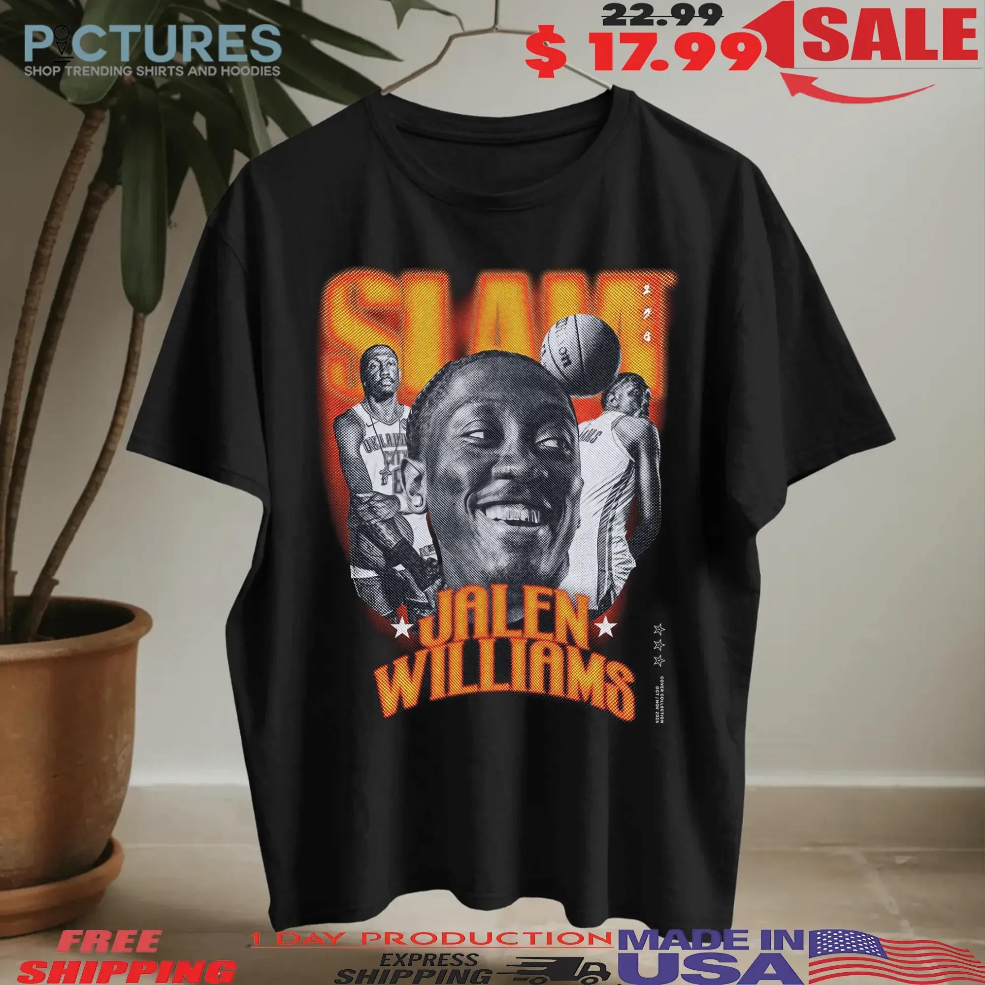 Slam Jalen Williams Oklahoma City Thunder T Shirt