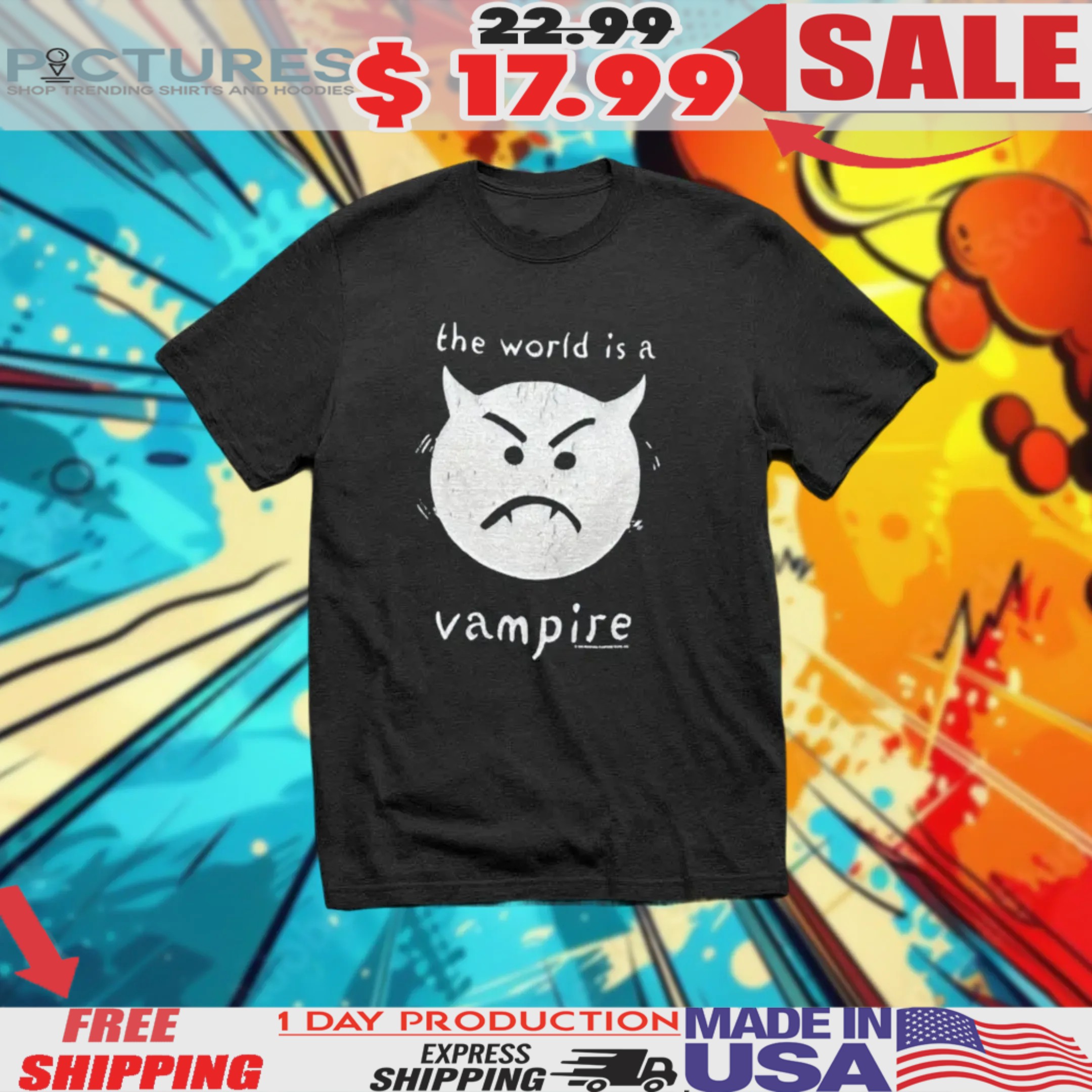 Smashing Pumpkins The World Is A Vampire Shirt