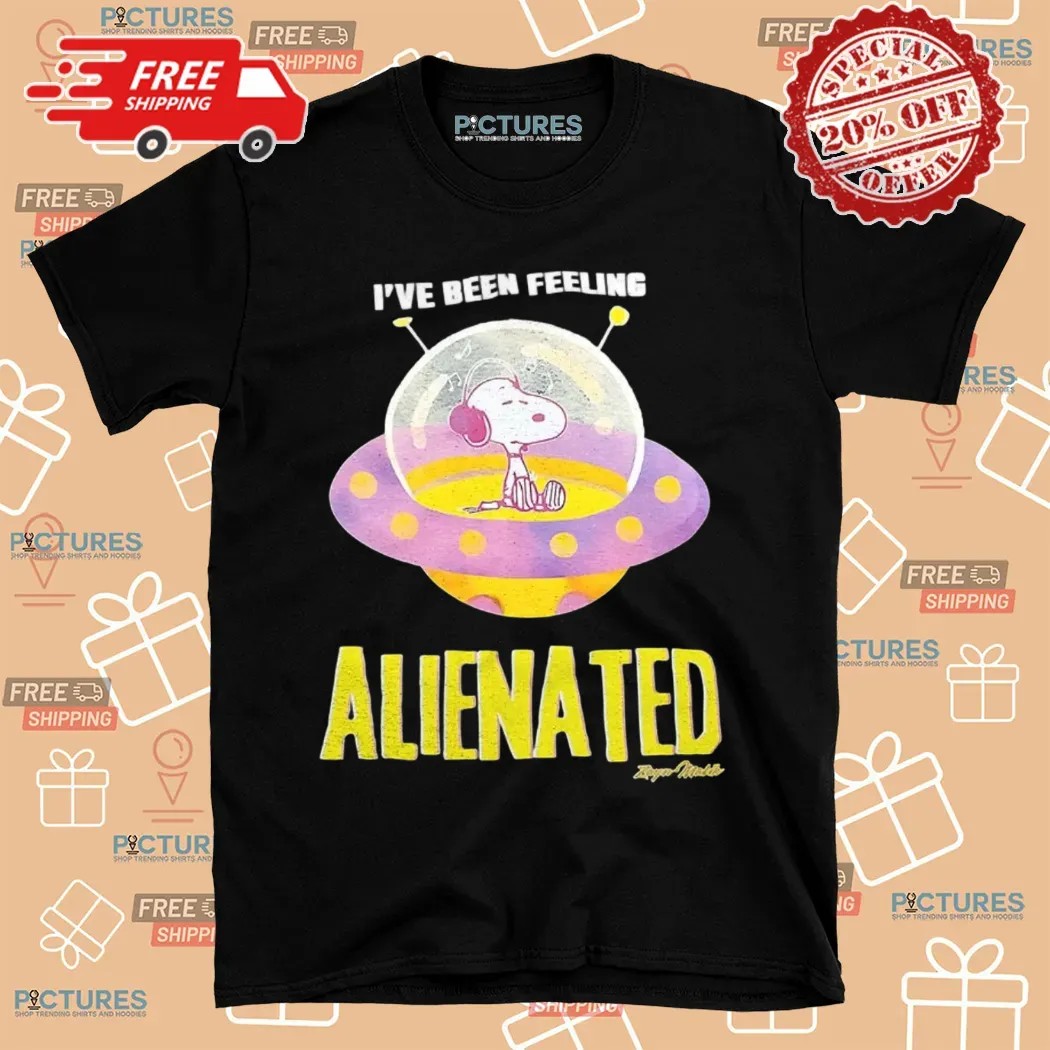 Snoopy Zayn Malik I've Been Feeling Alienated Parody Shirt