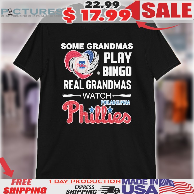 Some Grandpas Play Bingo Real Grandpas Watch Philadelphia Phillies Hockey Diamond Heart Shirt 1 Some Grandpas Play Bingo Real Grandpas Watch Philadelphia Phillies Hockey Diamond Heart Shirt