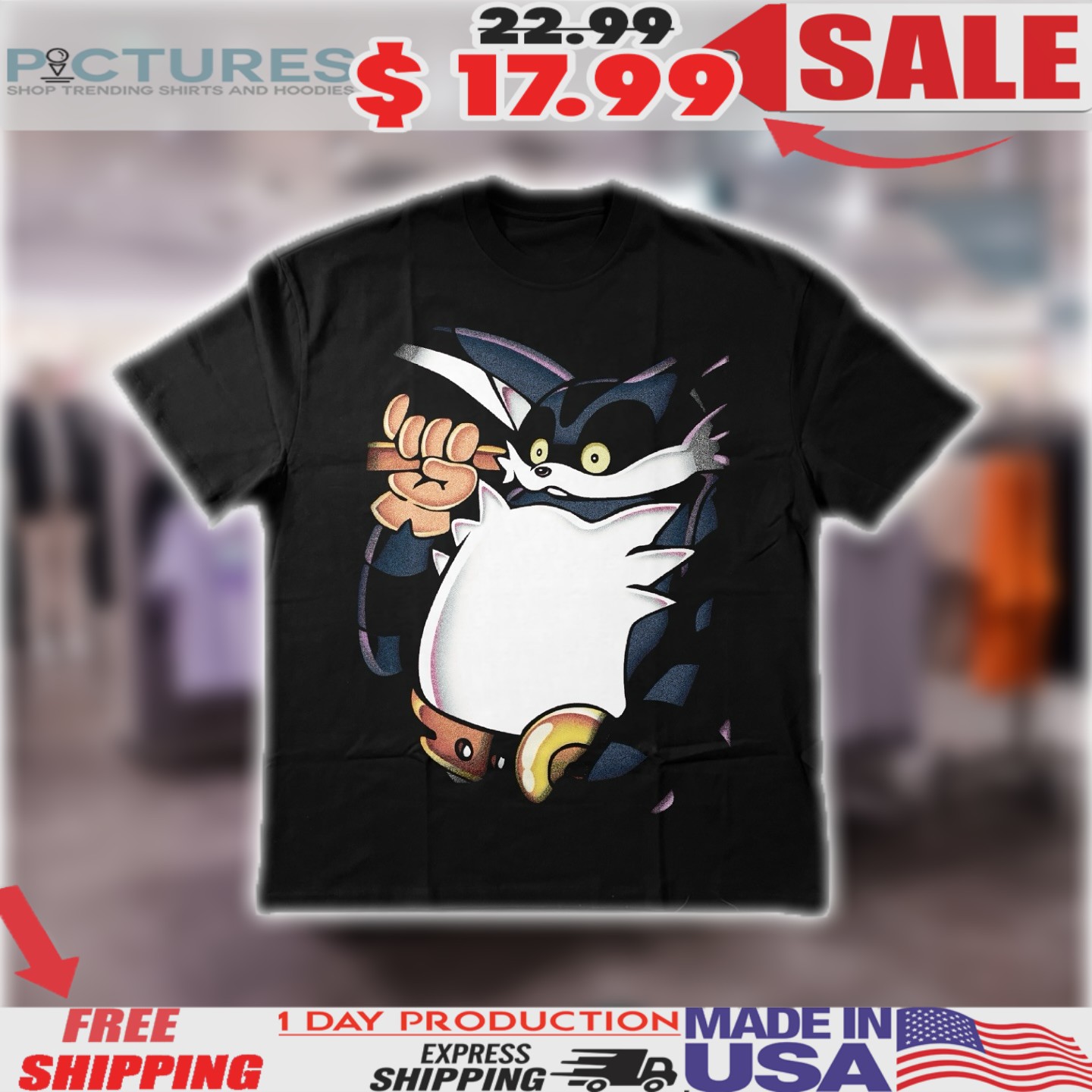Sonic Big The Cat Shirt