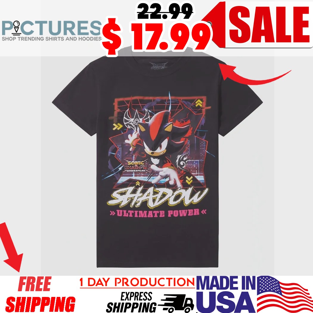 Sonic The Hedgehog Sonic Shadow Generations Ultimate Power Shirt