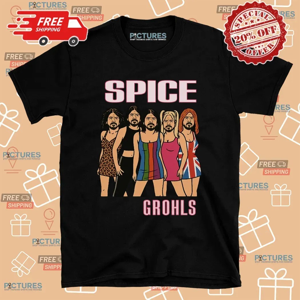 Spice Girls Dave Grohl Edition Rock Band T Shirt