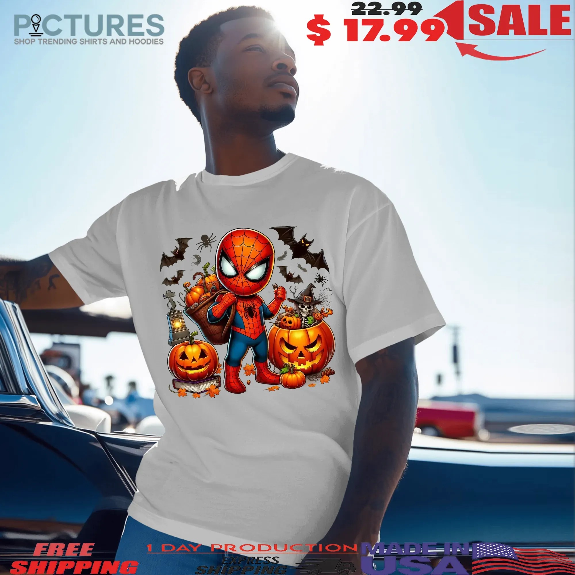 Spidey Halloween Spider Hero Spooky Season T Shirt