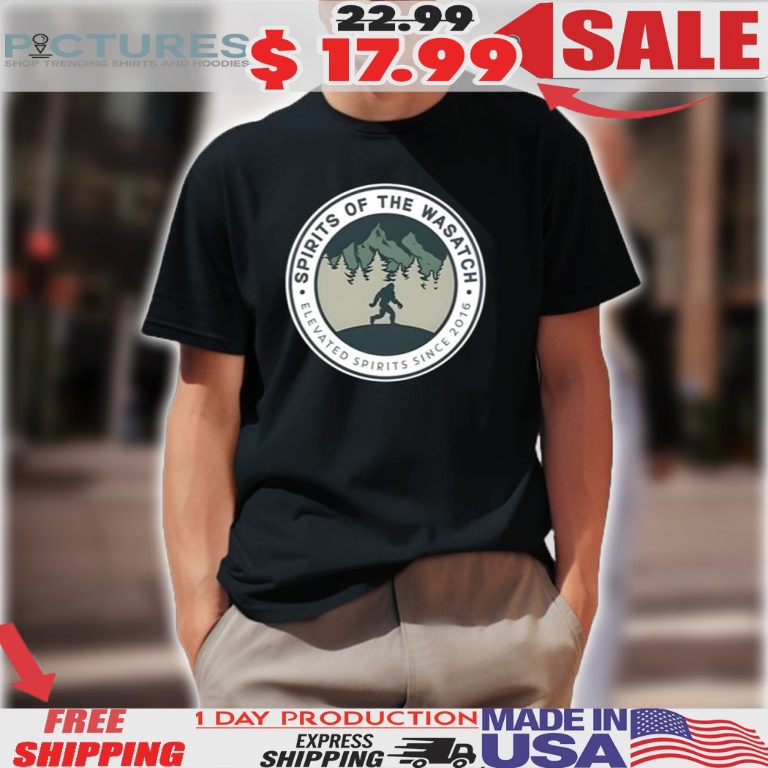 Spirit Of The Wasatch Elevated Spirits Since 2016 Shirt