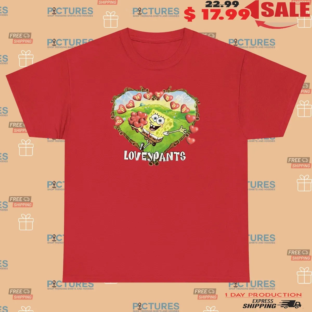 Spongebob Squarepants Lovelypants Cartoon T Shirt