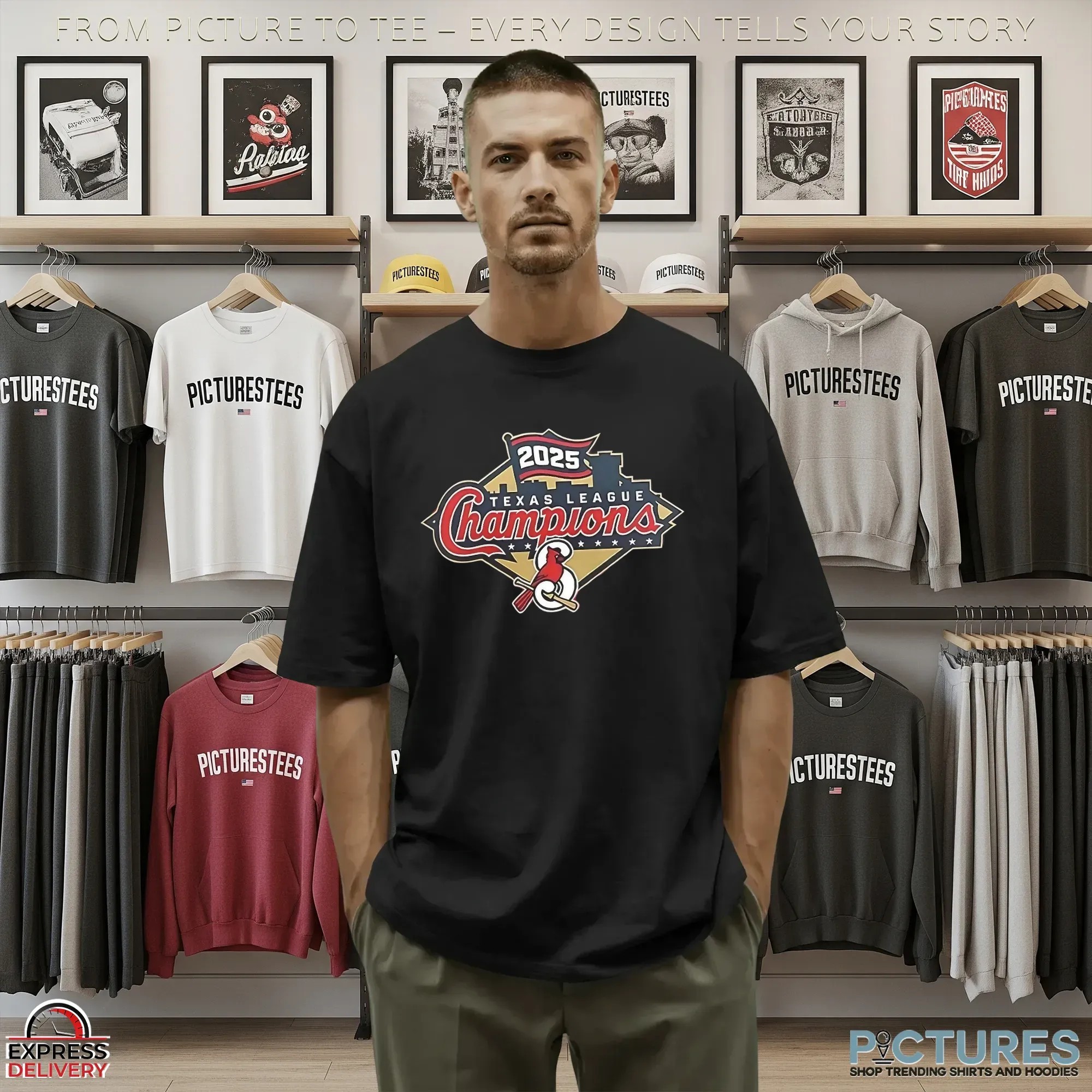 Springfield Cardinals Baseball 2025 Texas League Champions T Shirt