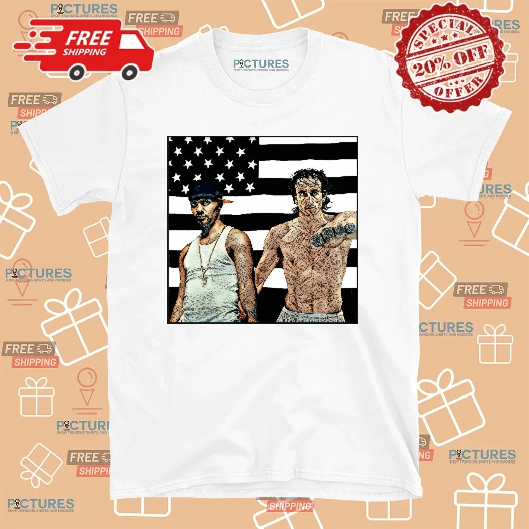 StankAntonia NBA Tattooed Men American Flag T Shirt 8 StankAntonia NBA Tattooed Men American Flag T Shirt