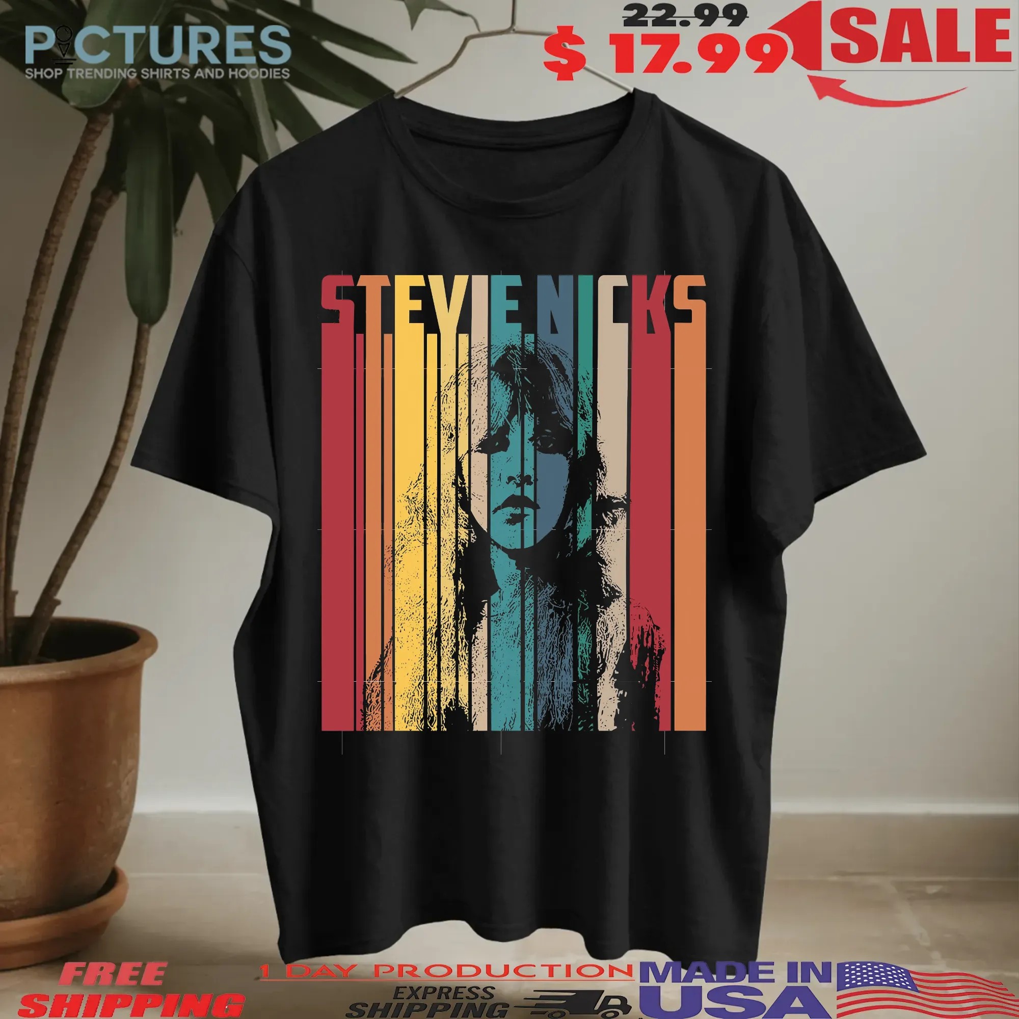 Stevie Nicks Singer Boho Gypsy Rock Queen Music Fan T Shirt