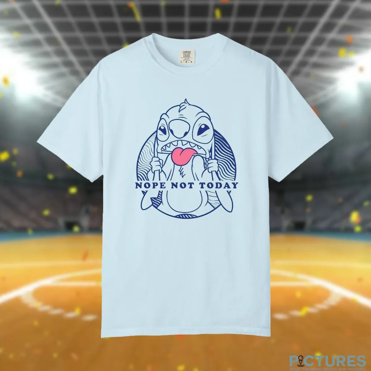Stitch Nope Not Today Meme T Shirt